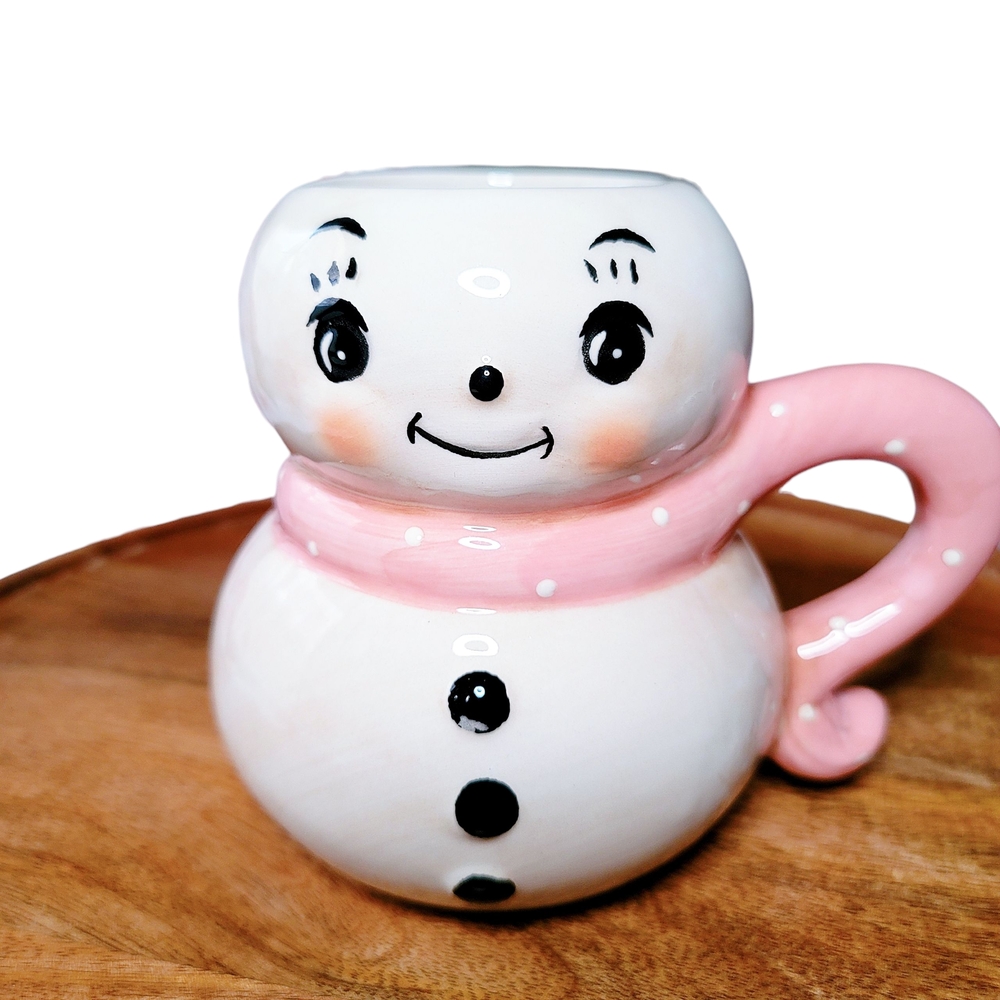 Snowman Pastel Ceramic Mug By
Johanna Parker NWT
